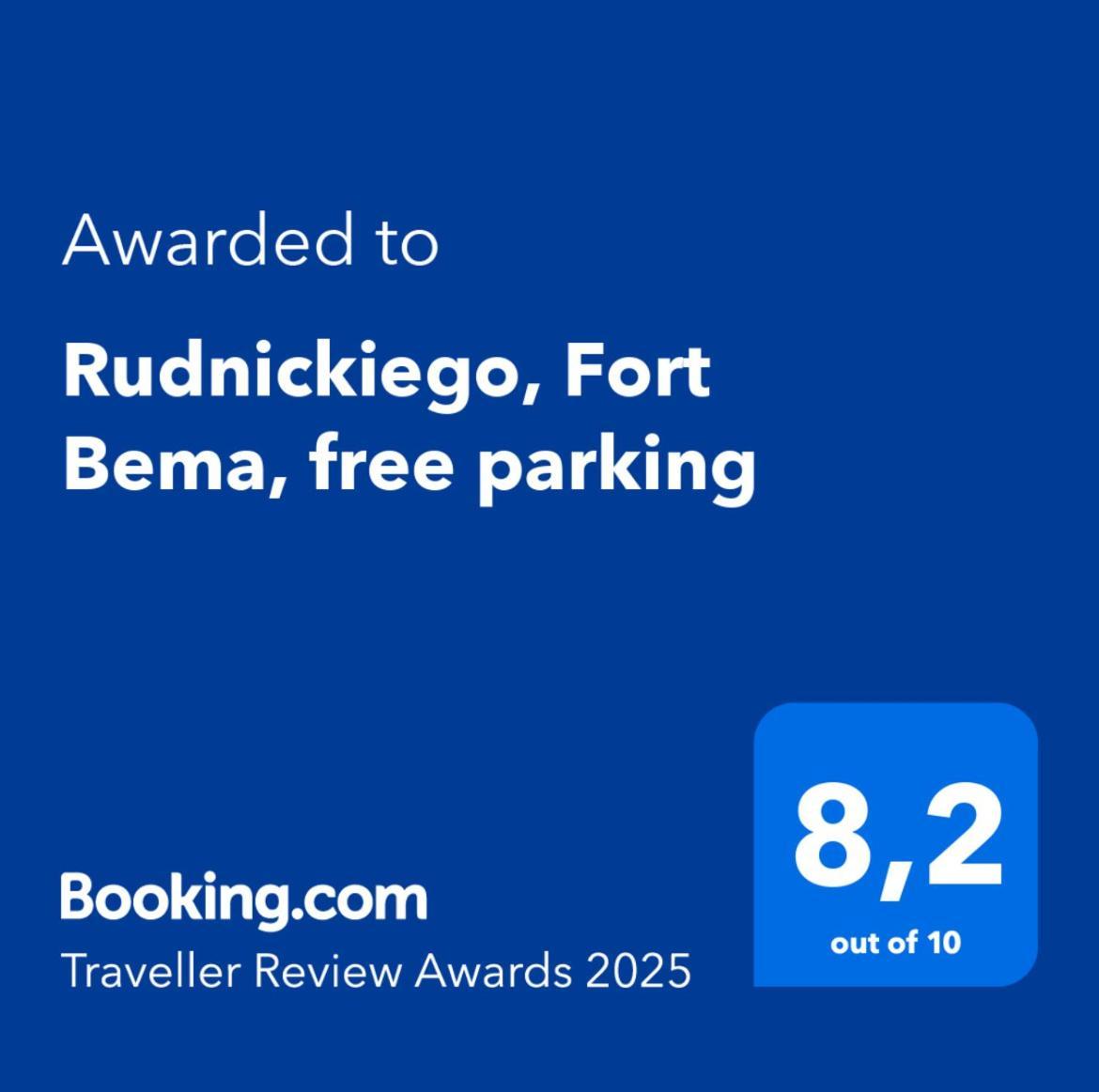 Rudnickiego, Fort Bema, Free Parking By Cosmo Spirit Warsawa Bagian luar foto